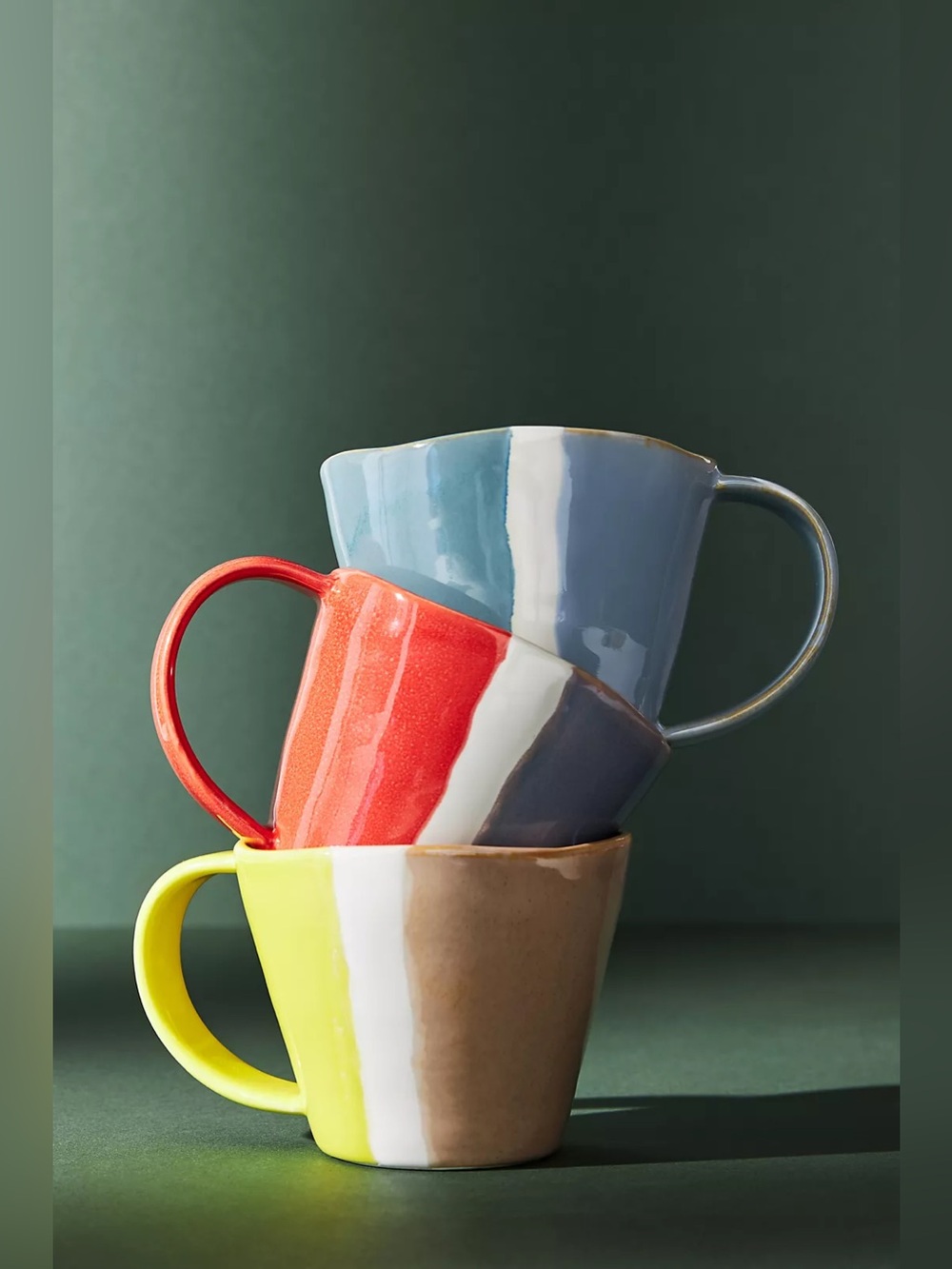 Anthropologie Stoneware Romy Mug